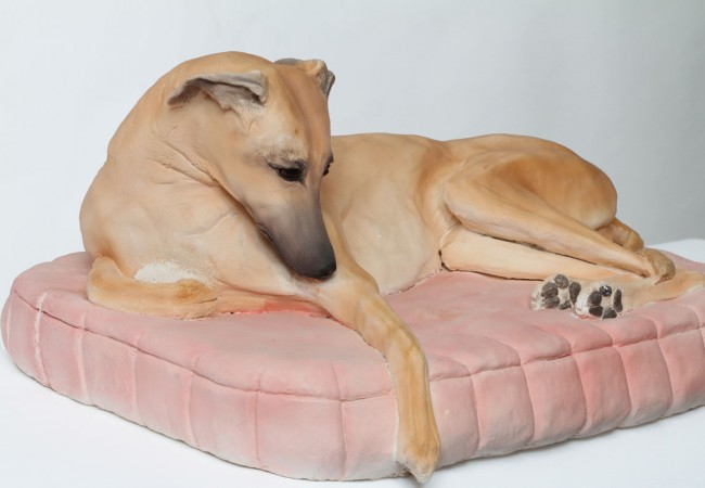 Bella The Whippet, Ceramic