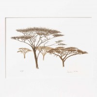 Acacia Trees, Screenprint