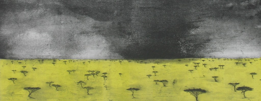 African Storm, Etch/Aquatint