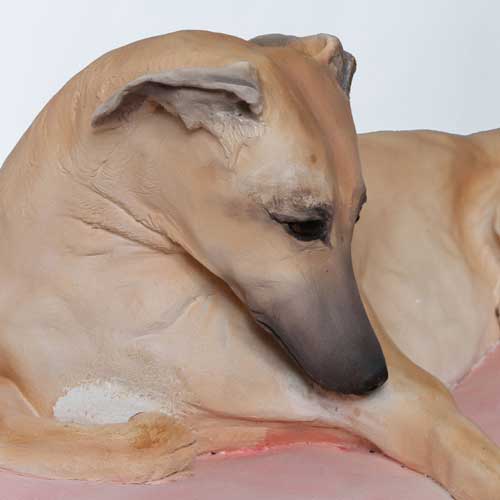 Bella The Whippet, Ceramic