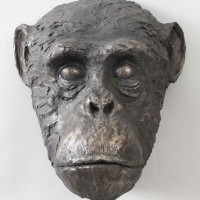 Chimpanzee, Bronze Resin