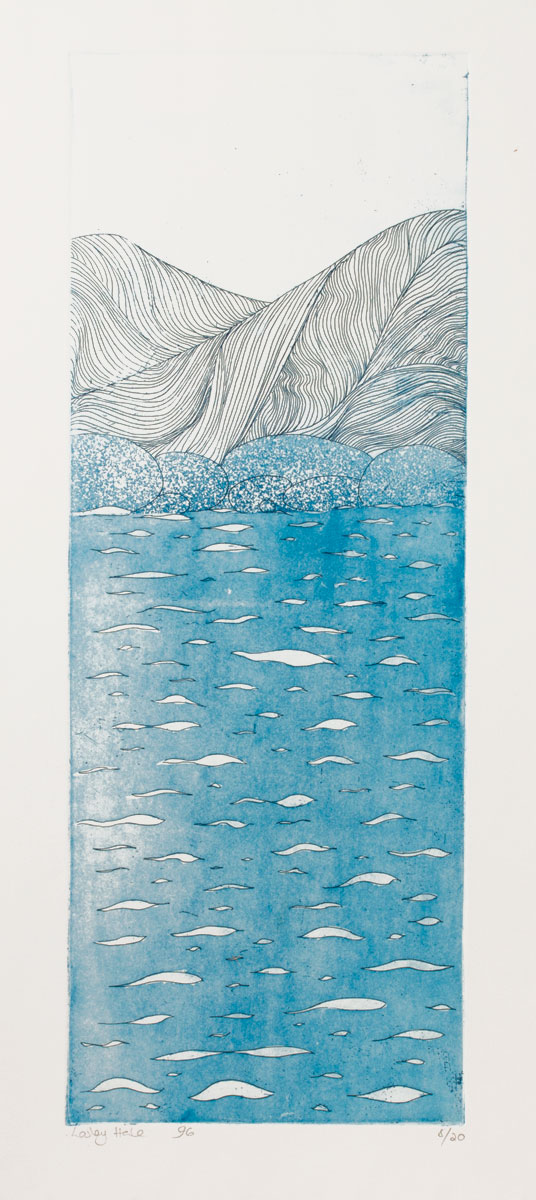 Sky, Sea And Mountains, Etch/Aquatint