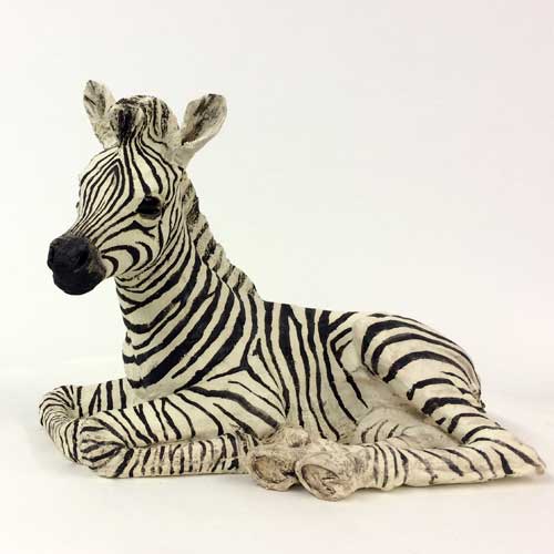 Zebra Foal Sculpture